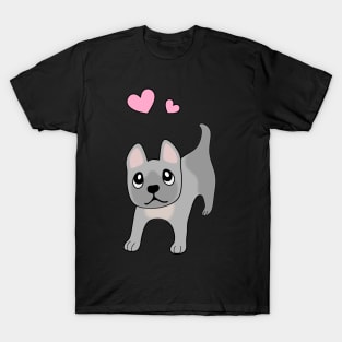 Cute Puppy Dog - French Bulldog T-Shirt